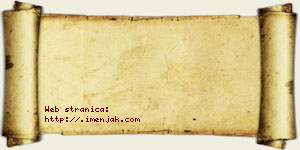 Daniel Džakula vizit kartica